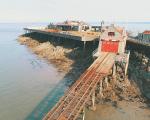 Birnbeck Pier from the air