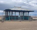 A photo of one of three Victorian seafront shelters in Weston-super-Mare