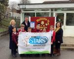 Children celebrating at Milton Park school