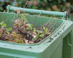 full garden waste bin