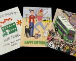 Weston Wallz Birthday Bus cards