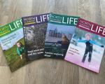 Copies of North Soemrset Life magazine on display