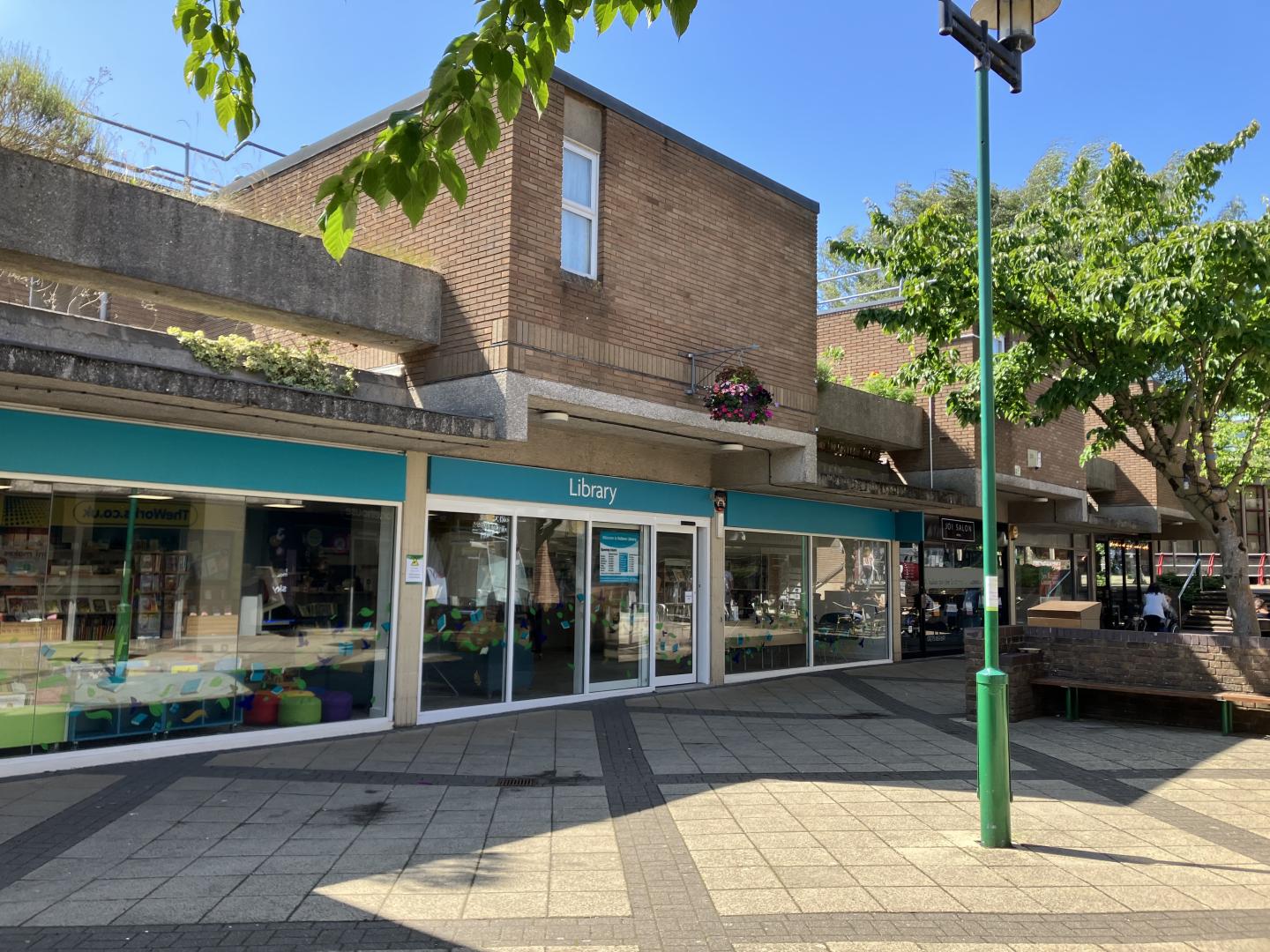 A photo of the outside of the new Nailsea library.