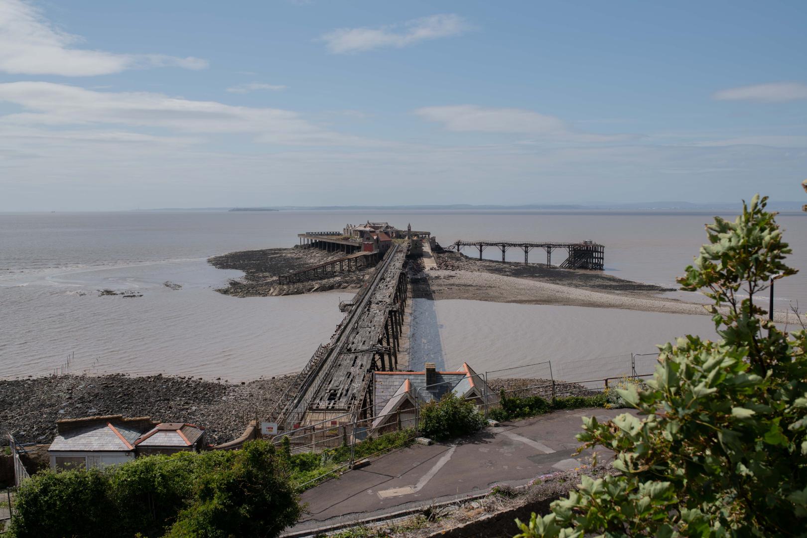 Birnbeck pier in state of disrepair