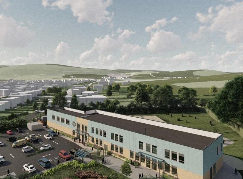 An artist's impression of Lime Hills Academy